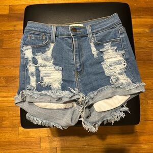 DENIM SHORTS
